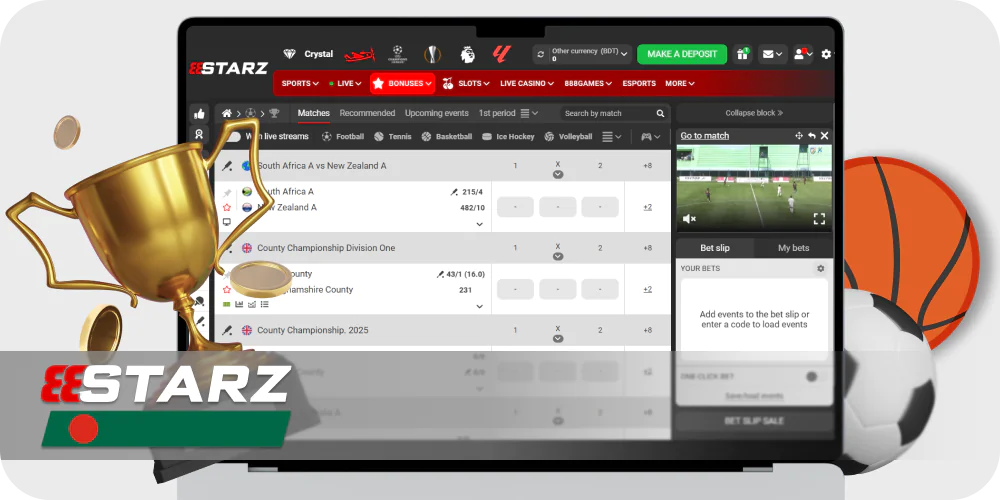 Betting on Sports at 888Starz in Bangladesh